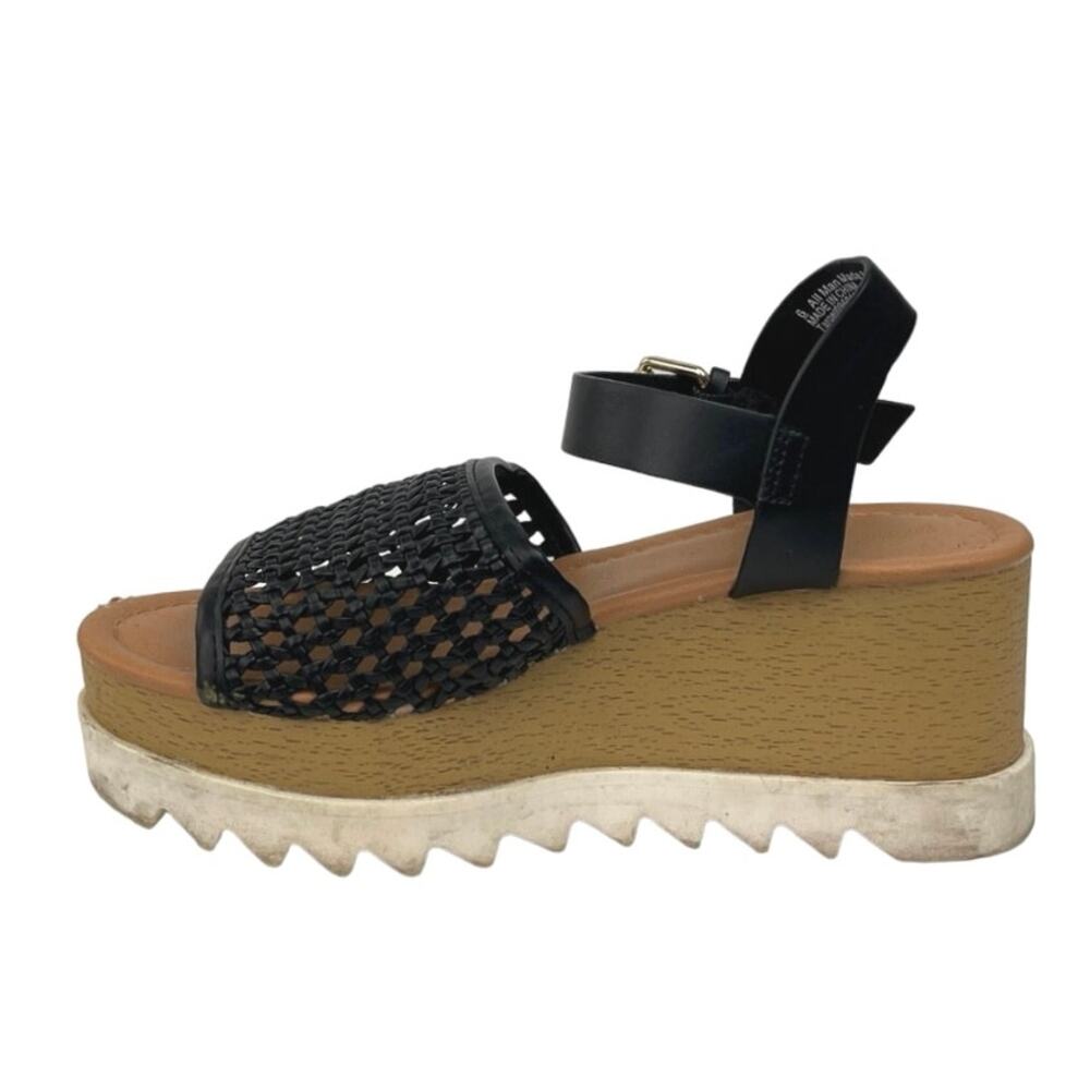 Universal Thread Alba Black Woven Memory Foam Wed… - image 1